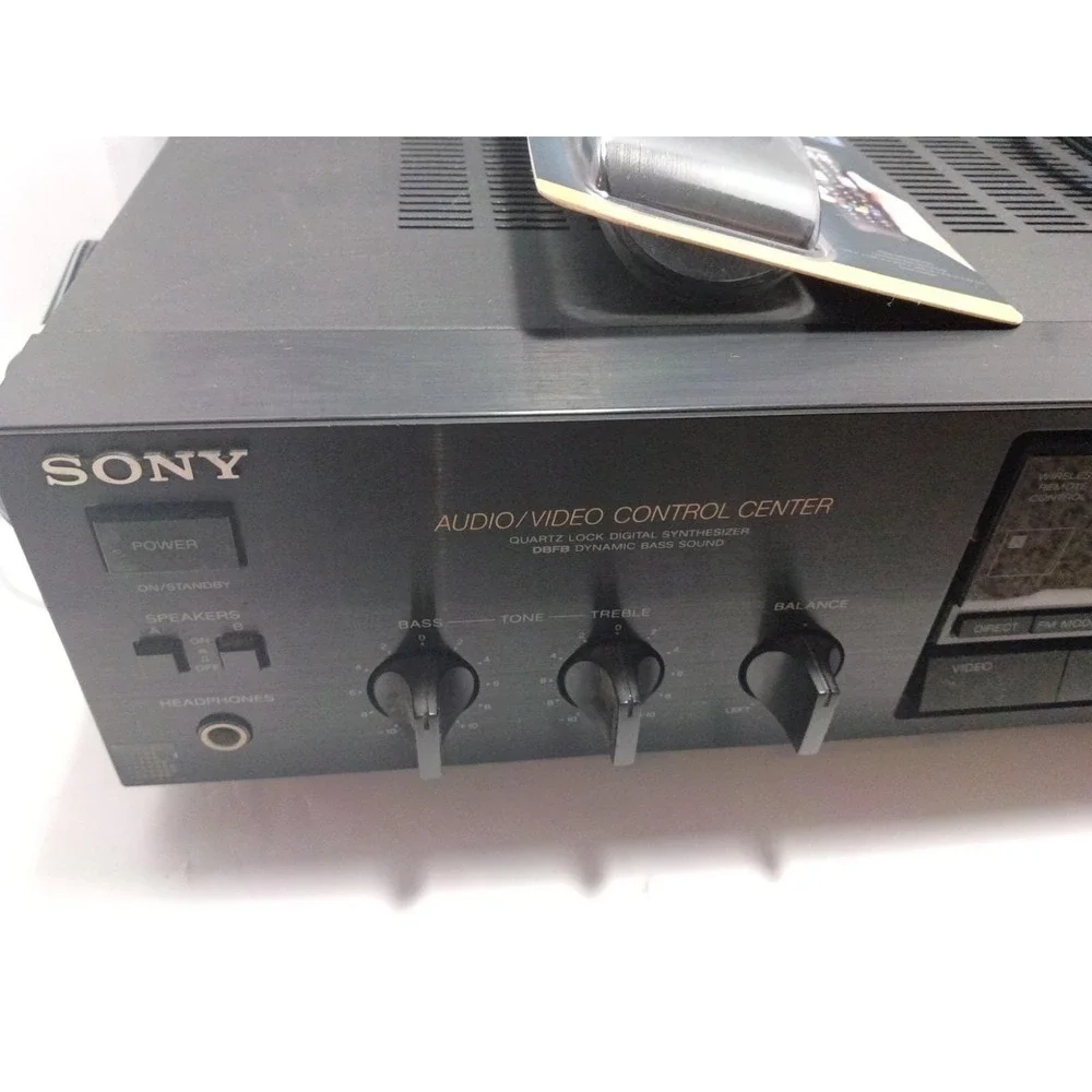Sony STR-AV320 FM/AM/Video AV Control Center 2 Channel Stereo Receiver Tested
